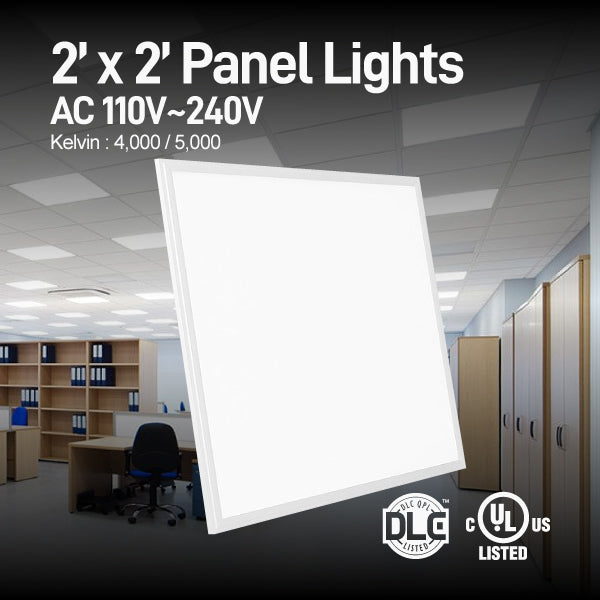 2 x 2 LED Light Fixture Panel 40W - 4000/5000 Kelvin