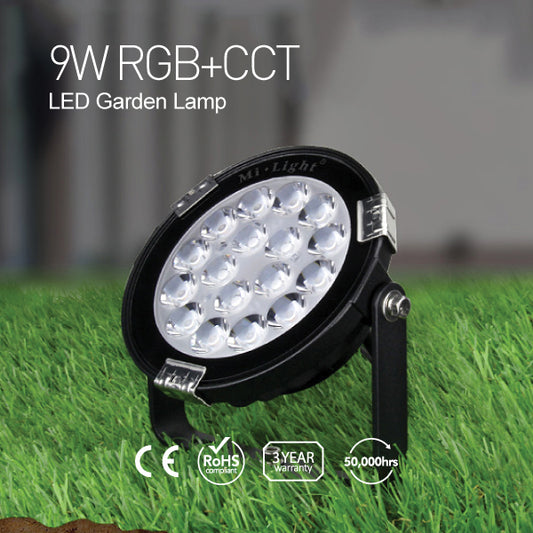 FUTC01 Outdoor 9W RGB+CCT Smart LED Garden Light (DC24V)