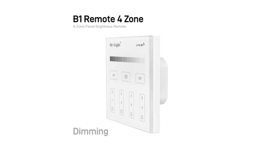 B1 Remote 4-Zone Panel Brightness