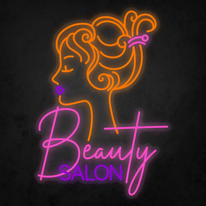 Lumi Neon Sign - Beauty Salon & Beauty Woman