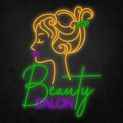 Lumi Neon Sign - Beauty Salon & Beauty Woman