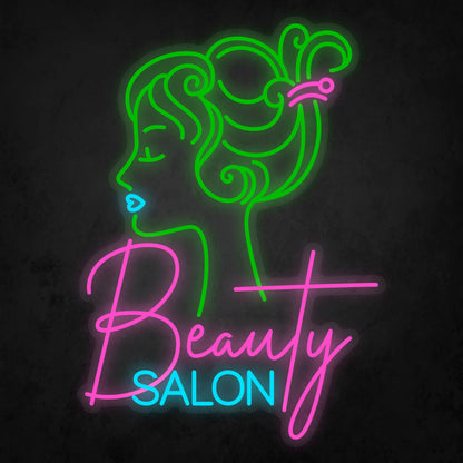 Lumi Neon Sign - Beauty Salon & Beauty Woman