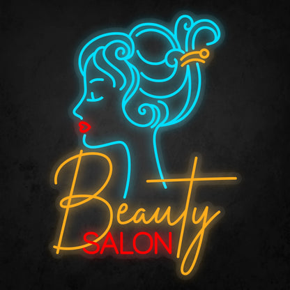 Lumi Neon Sign - Beauty Salon & Beauty Woman