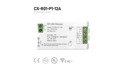 UL 2.4G RF LED Dimmer Controller, UL