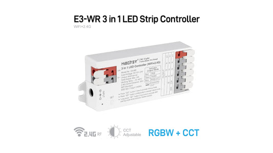 E3-WR 3 in 1 LED Strip Controller (WiFi+2.4G) Screw Free