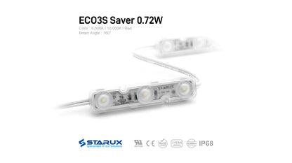 Starux, Channel LED Module, PRO3 Saver 0.72W, 50 pcs, (25ft)