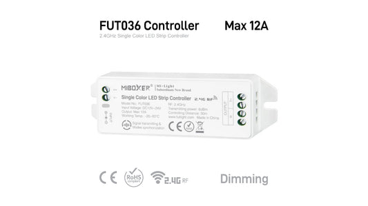 FUT036 2.4GHz Single Color LED Strip Controller