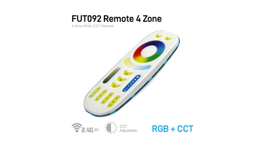 FUT092 4 Zone RGB+CCT Remote Controller