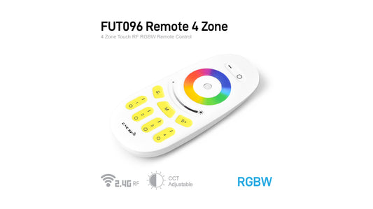 FUT096 4 Zone Touch RF RGBW Remote Control