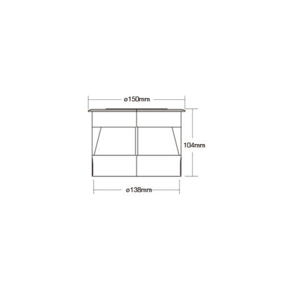 SYS-RD2 Outdoor 9W RGB+CCT LED Underground Light (Subordinate Lamp)