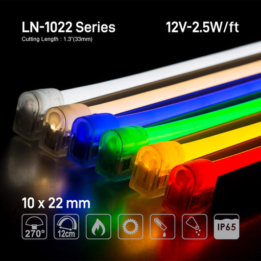 LN-1022 Series LED Neon 12V - 2.5W/ft