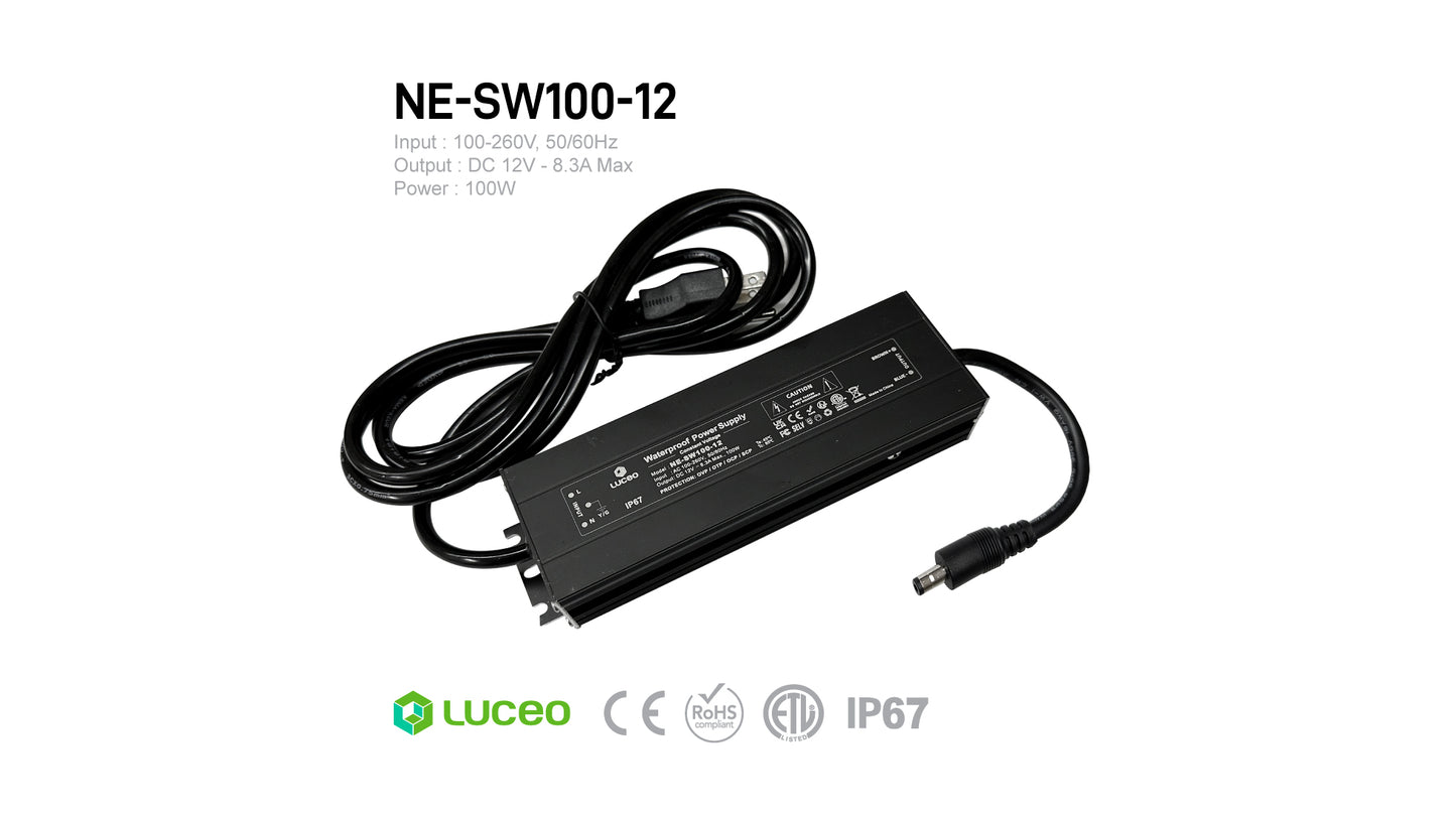 [LUCEO] NE-SW100-12 Outdoor LED Driver 100W 12V