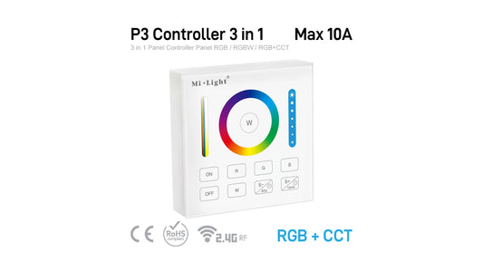 P3 Controller 3 in 1 Panel Controller Panel RGB / RGBW / RGB+CCT