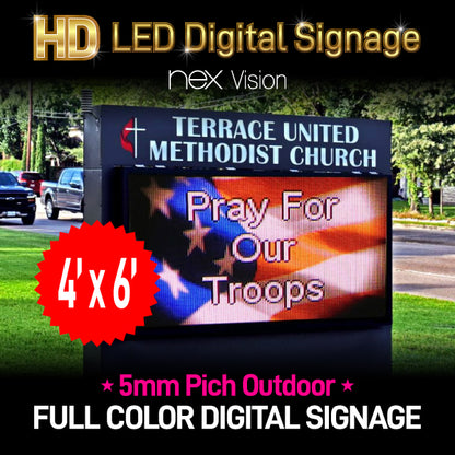 P5 Outdoor HD LED Digital Signage 4' x 6'