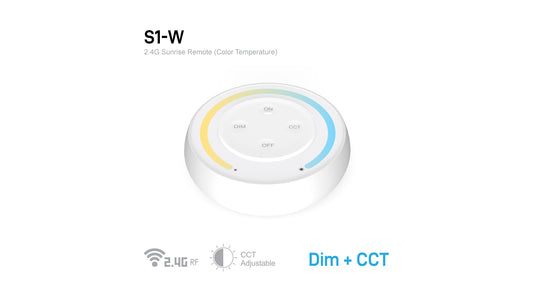 S1-W 2.4G Sunrise Remote (Color Temperature)