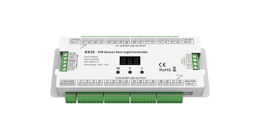 5-24VDC 32CH*1A PIR Sensor Stair Light Controller - SD-ES320