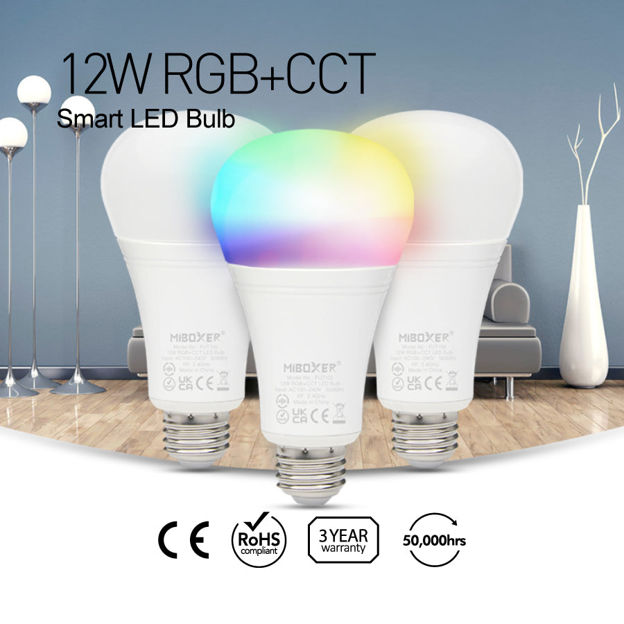 FUT105-12W RGB+CCT Smart LED Bulb E27 Base