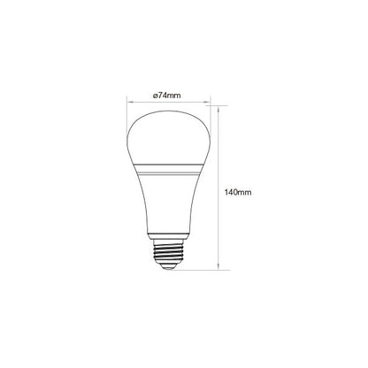 FUT105-12W RGB+CCT Smart LED Bulb E27 Base