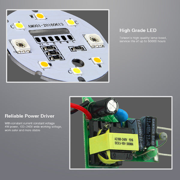 FUT103-4W GU10 RGB+CCT Smart LED Spotlight