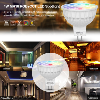 FUT104-4W MR16 RGB+CCT Smart LED Spotlight