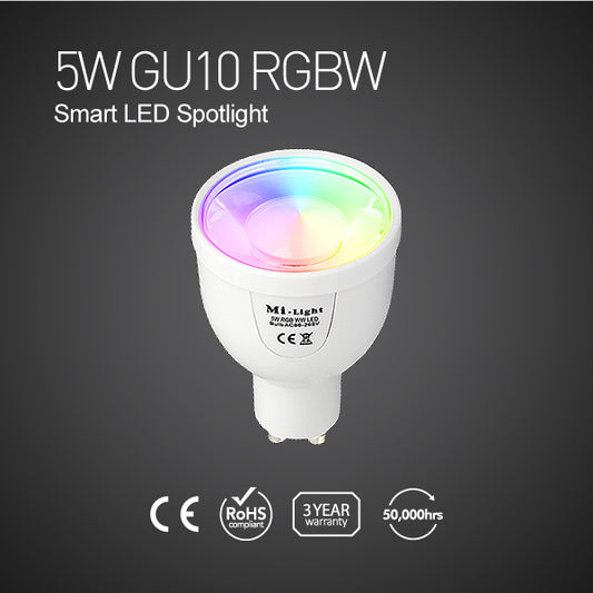 FUT018-5W GU10 RGBW Smart LED Spotlight