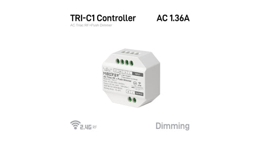 TRI-C1 AC Triac RF+Push Dimmer