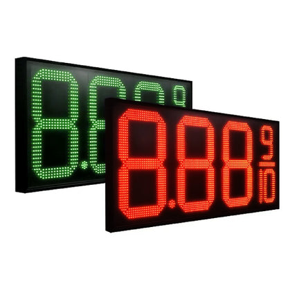 Gas Price Digital Number Display 86" x 37"